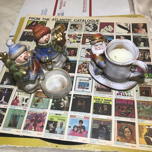 CLEARANCE PRICE!Ceramic/porcelain Xmas candle 🕯 decor - Picture 8 of 10